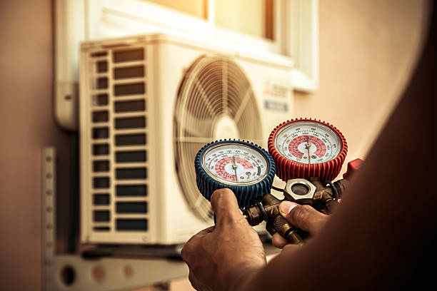 Professional Ac Repair technician working in March Air Reserve Base, CA